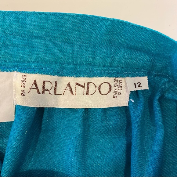 Vintage1970s 100% Raw Silk 3-pc Blazer/skirt/slacks Jacket Hong Kong, 12 TALL - Picture 13 of 15